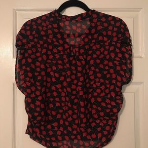 Poetry Sheer Patterned Blouse